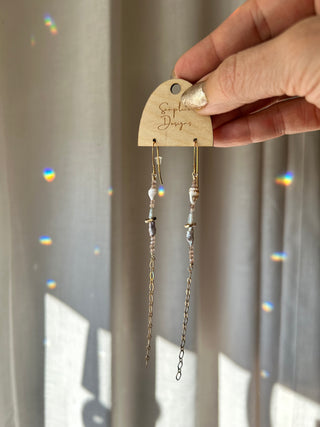 Sea shells and Gray Pearls