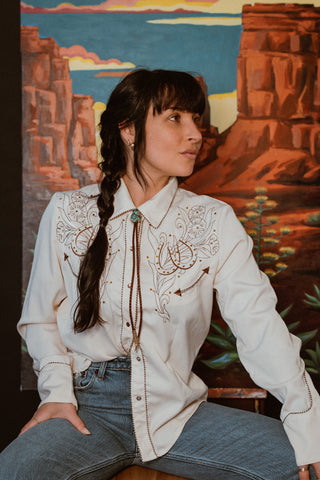 “Something in the Orange” Turquoise tie