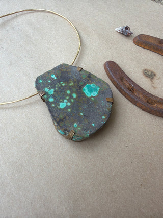 Statement Turquoise Pendant
