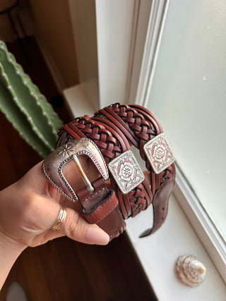 Western Style Braided Belt (unisex)