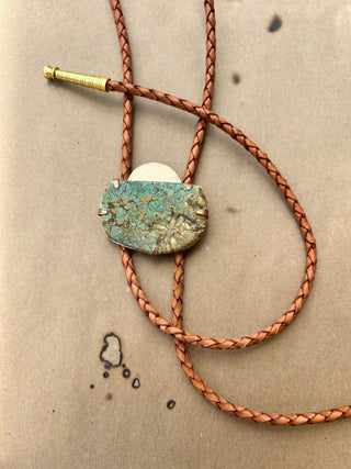 Raw Turquoise - Kiss the Sky bolo tie