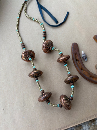 Tibetan Jewelry and Turquoise Hat Band