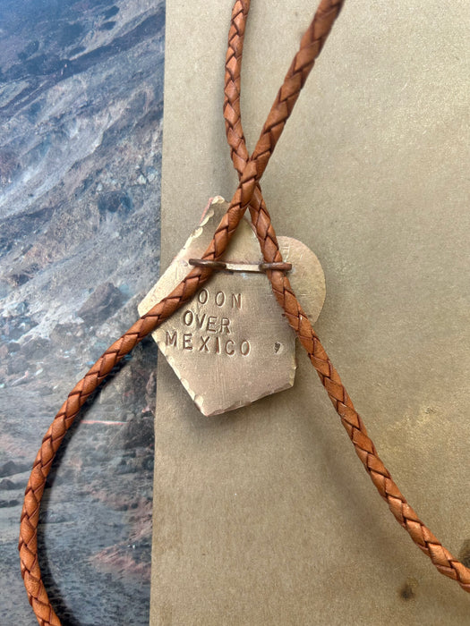 Terracotta bolo tie