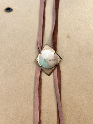 Jasper Suede Bolo Tie