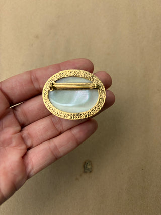 Vintage Mother of Pearl Brooch
