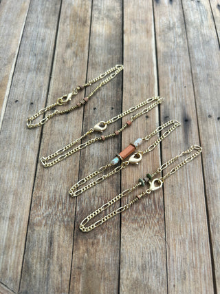 Gold plated Figuaroa chain bracelets (sold separately)