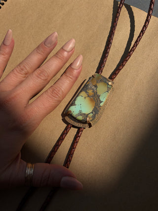Large Turquoise Bolo Tie