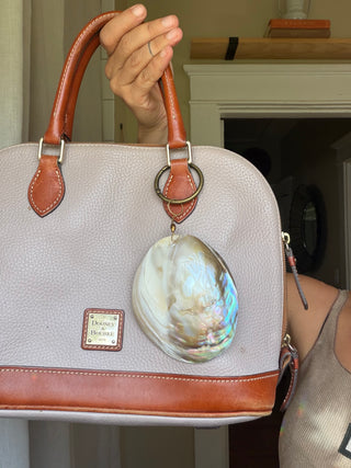 Mother of Pearl Bag Charm - Large