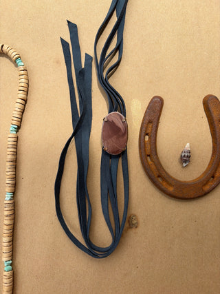 Picture Jasper Suede Bolo Tie