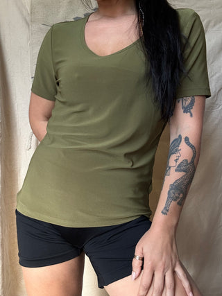 Beautiful green shirt - staple piece