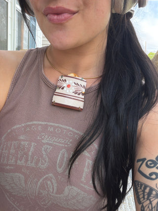 Ceramic Choker Pendant