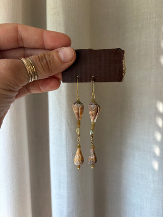 Double Shell earrings