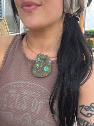 Statement Turquoise Pendant