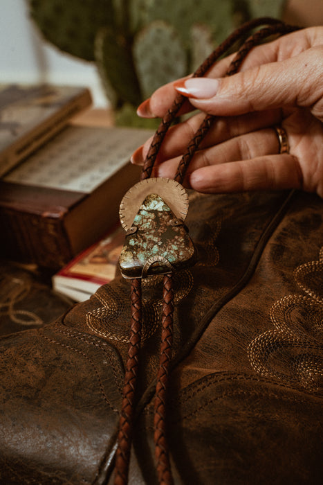 “Dawns” Turquoise bolo tie