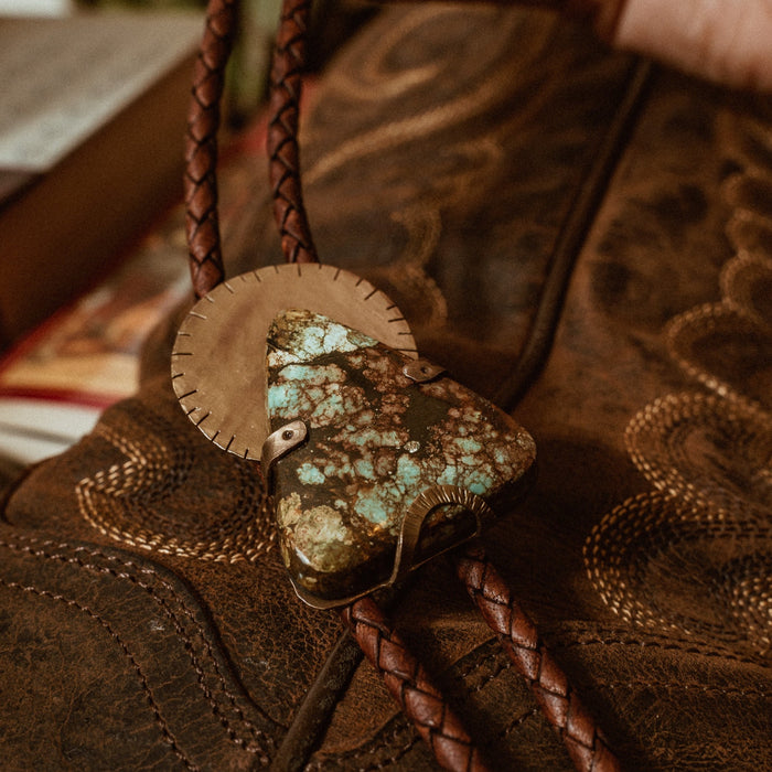 “Dawns” Turquoise bolo tie