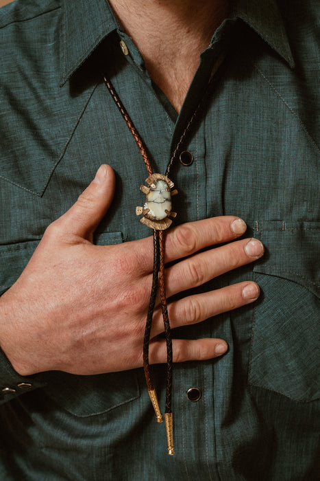 “Lookin’ for a Feeling” Variscite bolo tie