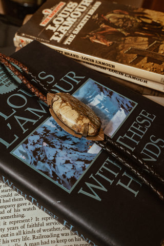 “Wild as the West Texas wind” Turquoise bolo tie