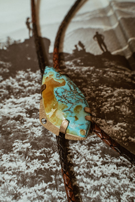 “Free as the Breeze” Turquoise bolo tie