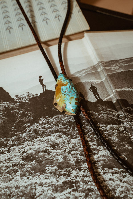 “Free as the Breeze” Turquoise bolo tie