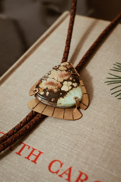 “Born Again” Turquoise bolo tie