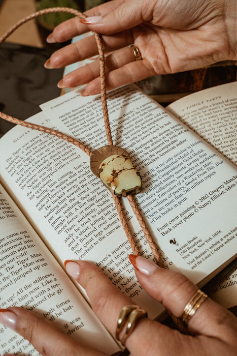 Sun’s rays Turquoise bolo tie